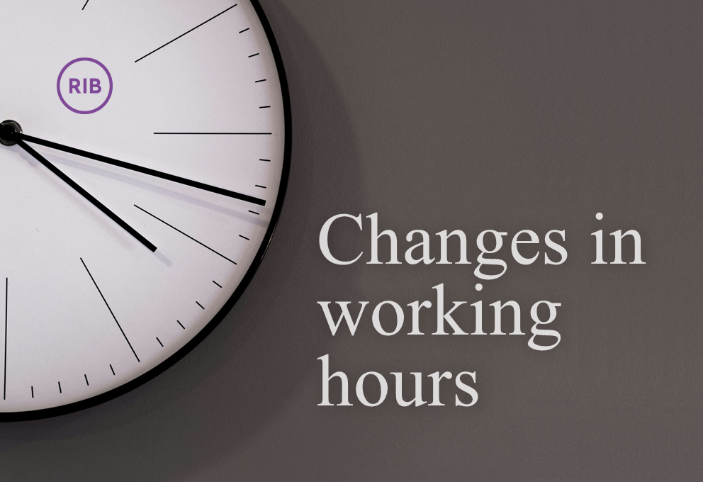 Changes to working hours in April 2026